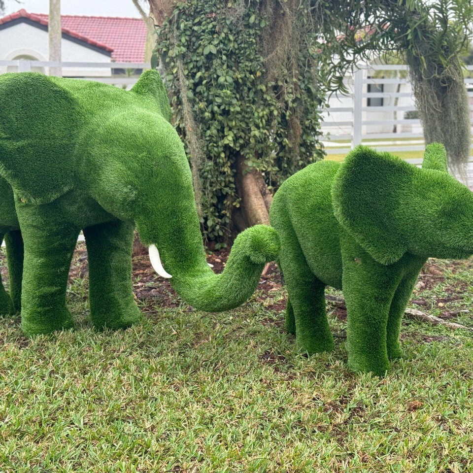 Medium Elephant Topiary